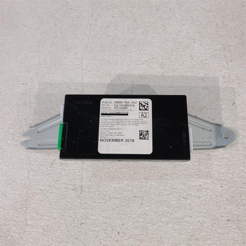 17-20 Honda Civic Si Radio Unit Control Module Aa7225