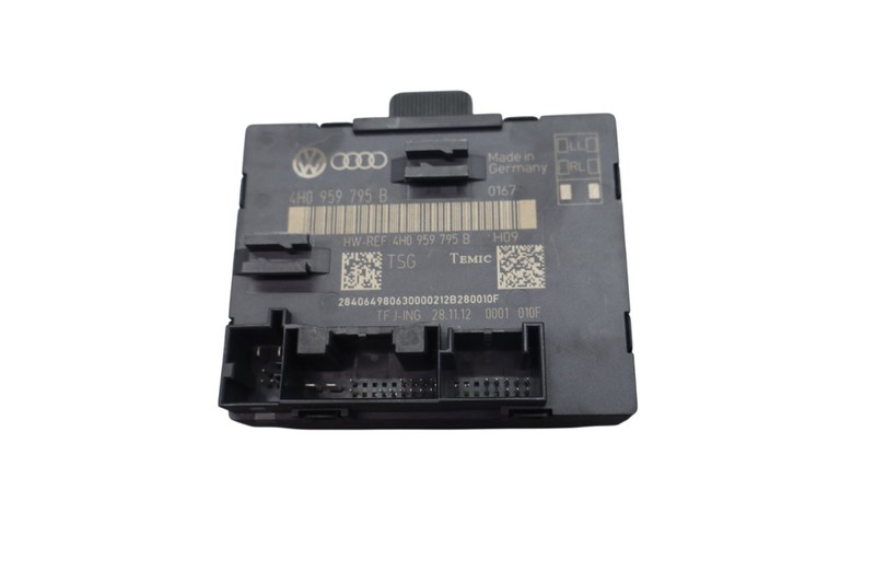 11-14 Volkswagen Touareg Rear Right Door Window Control Module 4H0959795B OEM