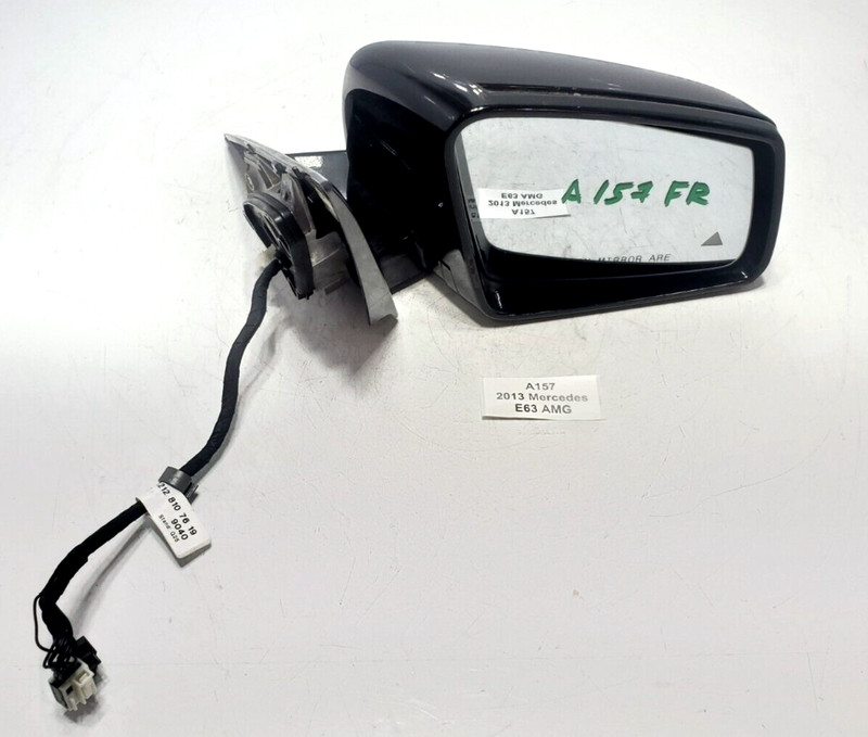 ✅ 10-16 OEM Mercedes W212 E63 AMG Right Passenger Side View Mirror Black 040U