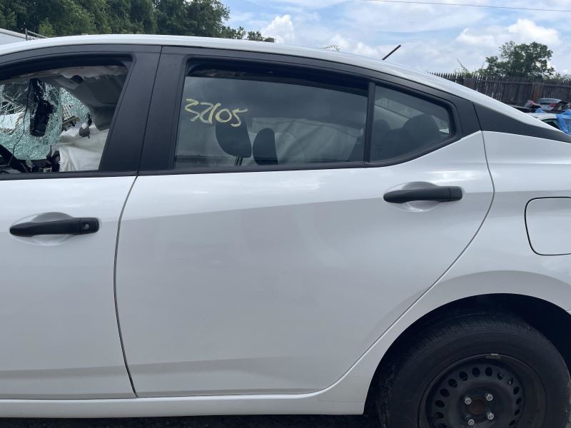 2020-2024 Nissan Versa Left Driver Side Rear Door White