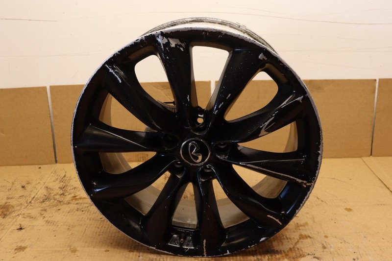 2019-2022 INFINITI QX50 WHEEL RIM R19 19X7.5 ALLOY PAINTED BLACK OEM