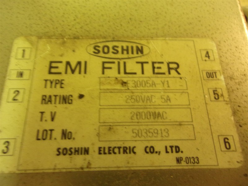 Soshin LF3005A-Y1 EMI Filter 250VAC 5A *FREE SHIPPING*