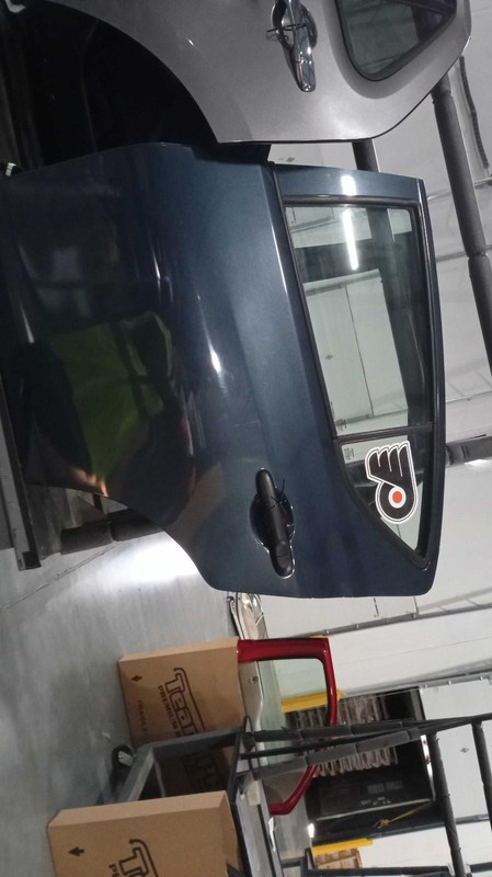 2017 Nissan Versa Left Rear Door Blue 517799 Used 109K Miles OEM Part