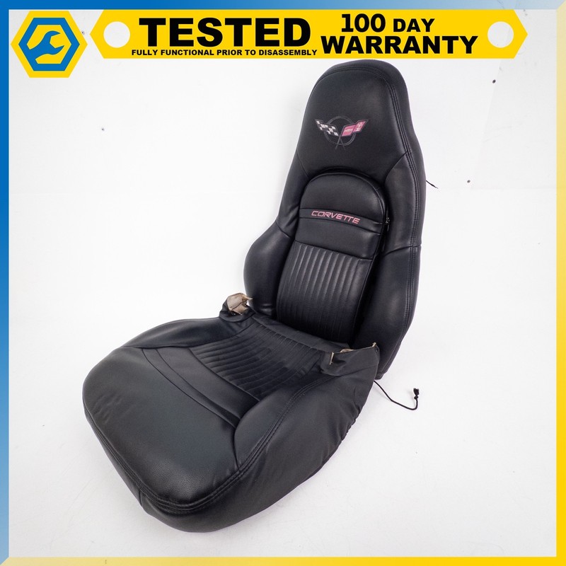 97-04 CHEVROLET CORVETTE C5 FRONT RIGHT PASSENGER SEAT UPPER & LOWER CUSHION OEM