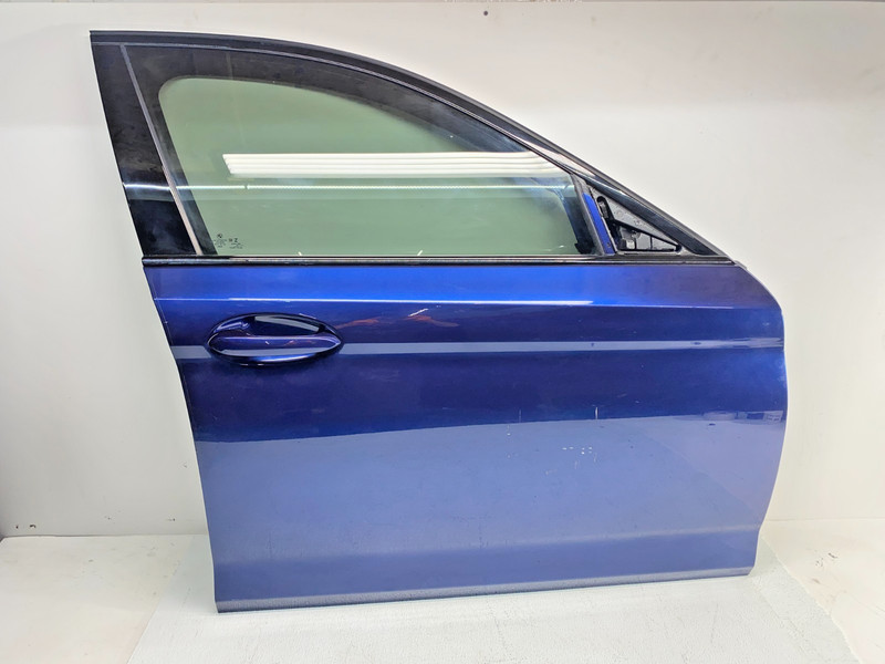 17-23 BMW G30 5 Series M5 Front Right Passenger Door Shell Complete Blue OEM✅