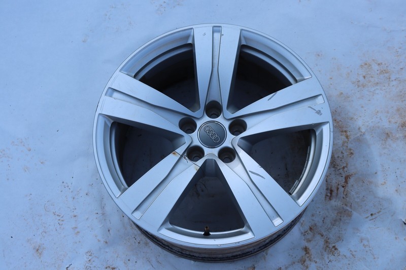 2017-2019 AUDI Q7 WHEEL RIM R18 18X8J ET25 5 SPOKE SILVER FACTORY 17 18 19 OEM