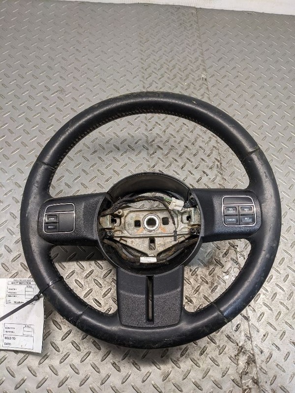 2012-2018 JEEP WRANGLER DRIVER STEERING WHEEL W/CRUISE CONTROL SWITCH OEM 154237