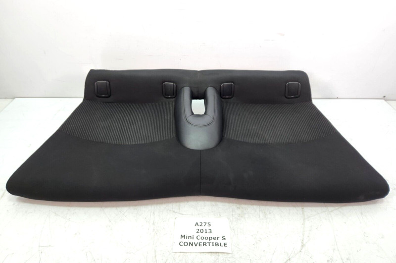 ✅ 11-15 OEM Mini Cooper S R57 Rear Seat Lower Cushion Cover Black