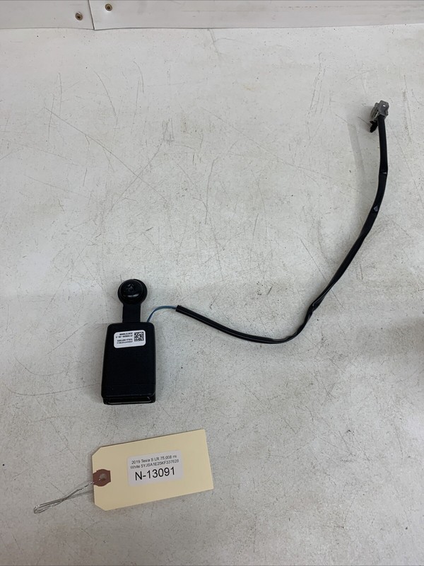 ⚡️12-20 Tesla Model S Rear Left Center Right Seat Belt Seatbelt Buckle 13091 B8