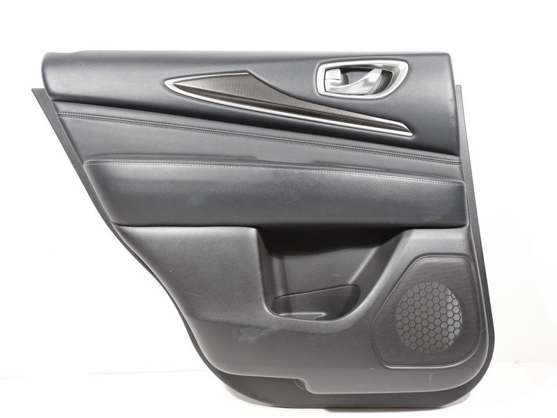 2016 - 2020 Infiniti QX60 Rear LEFT Driver Side Door Trim Panel Black OEM