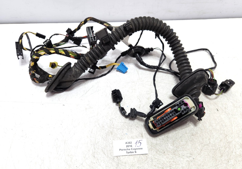 ✅ 11-18 OEM Porsche Cayenne Turbo S 958 Front Right Door Wire Wiring Harness