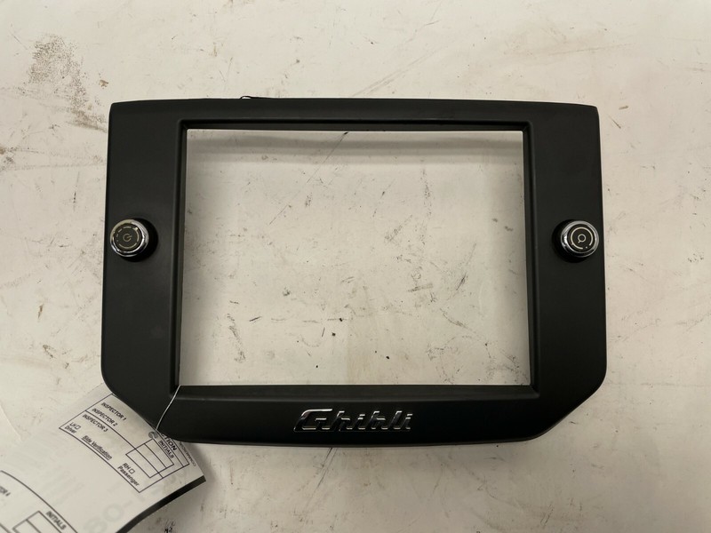 2014-2016 Maserati Ghibli Dashboard Radio Power Switch Surround Trim Bezel OEM