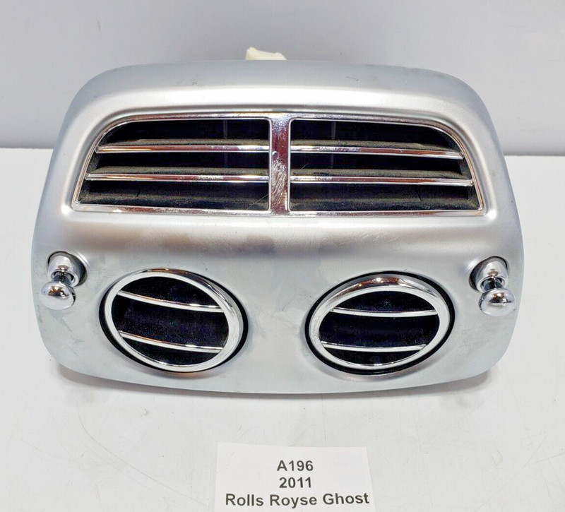 ✅2010-2014 OEM Rolls Royce Ghost RR4 Rear Center Console AC Air Vent Trim Chrome