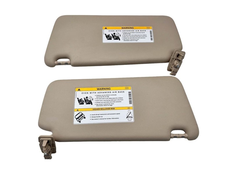 2014-2020 Mercedes GLA-Class Left And Right Sun Visor Set Of 2 Tan