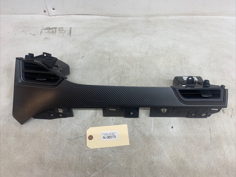 12-16 Tesla Model X Dashboard Right AC Air Vent Grille Molding Trim 30075 U5