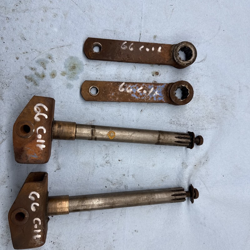 1966 - 1969? Antique Snowmobile Polaris Colt Ski SpindlesAnd Steering Arms