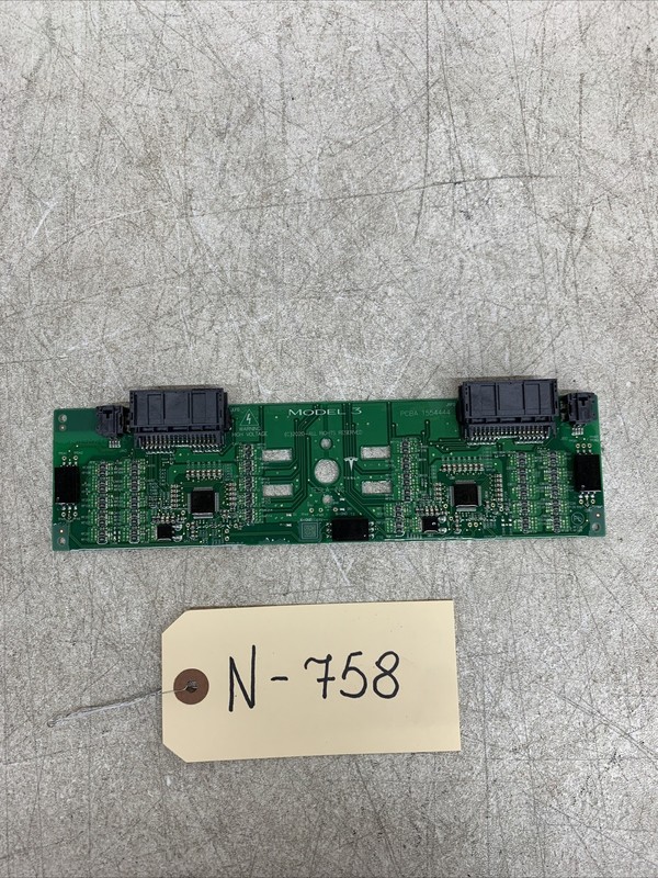 22-24 Tesla Model 3 RWD HV LFP Battery BMS Module PCBA 1554444-02-E 758 B133