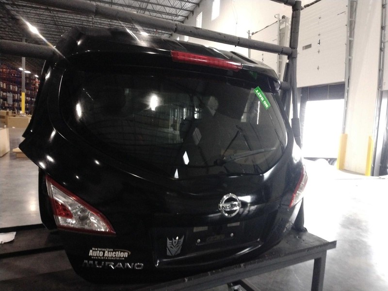 Used Deck Lid fits: 2014 Nissan Murano 4 Dr w/o rear view camera privacy tint gl