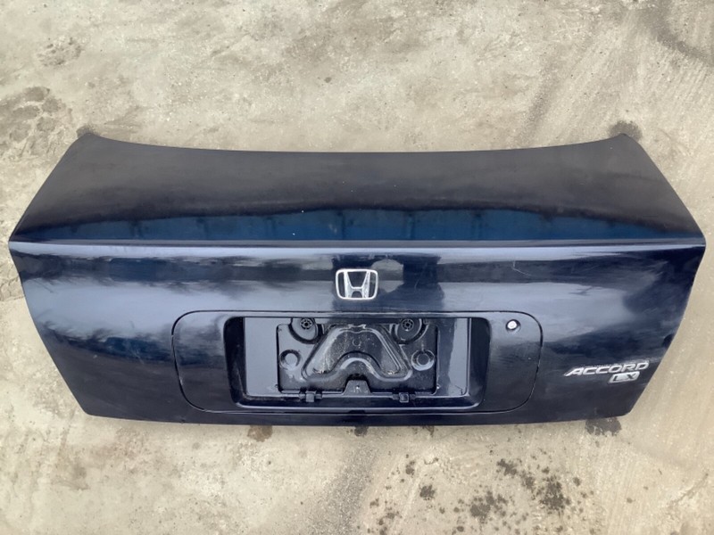 94-95 Accord 2/4Dr Trunk Lid Rear Hood Back Luggage Deck Door Blue Used OEM