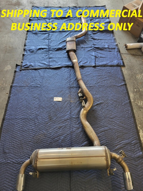 Used Oem BMW Center Exhaust Pipe & Rear Muffler 2023-2024 430Xi Gran Coupe 2.0L