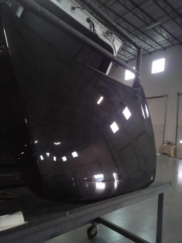 2012 Hyundai Veracruz OEM Black Hood Panel 664003J010 - Used, 105k Miles