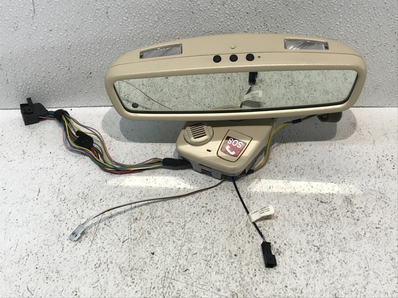 00-06 Mercedes W215 CL500 Overhead Interior Rear View Mirror Tan OEM