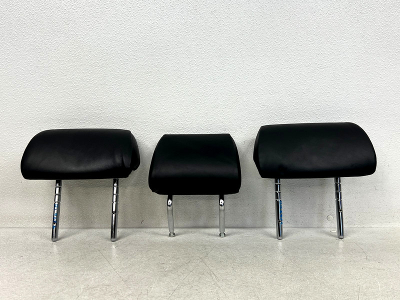⭐2009-2015 BMW 7-SERIES REAR LEFT/RIGHT & CENTER SEAT HEADREST SET OEM LOT2676