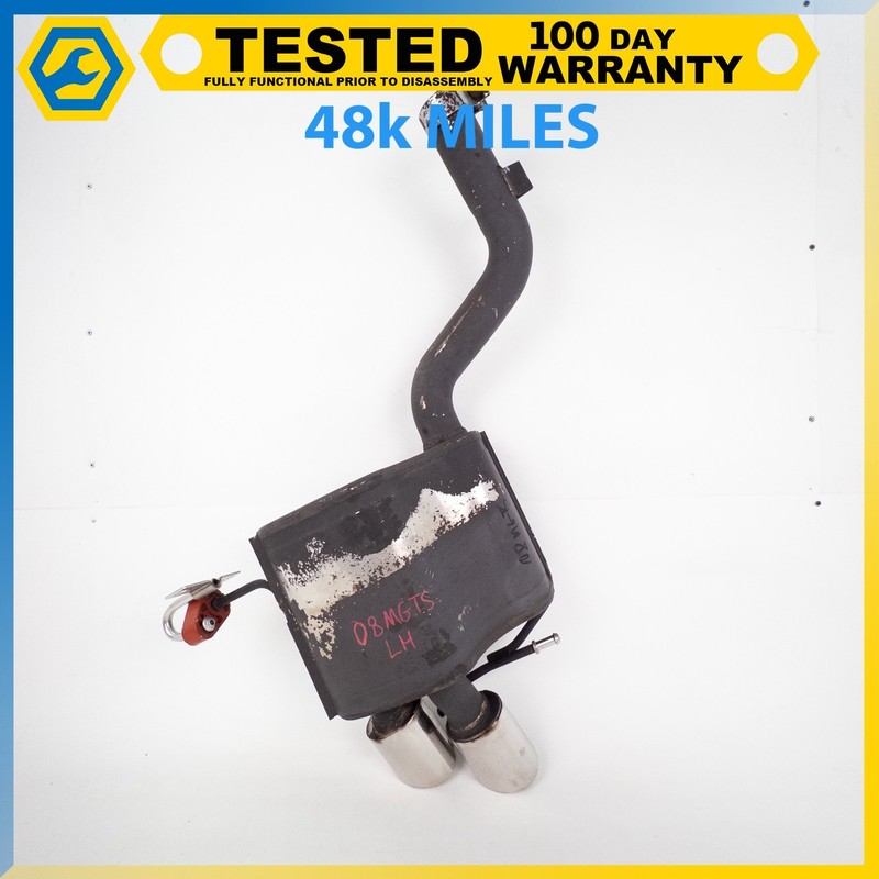 08-17 MASERATI GRANTURISMO 4.2L REAR LEFT DRIVER SIDE MUFFLER ASSEMBLY OEM