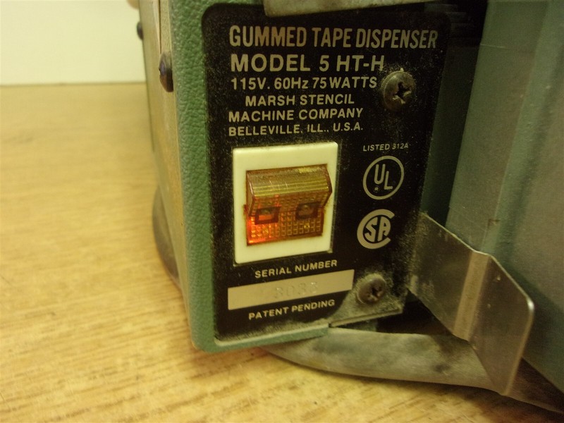 Marsh 5HT-H Tape Dispenser 115V 75W *FREE SHIPPING*