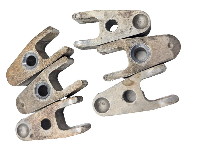 09-11 mercedes x164 gl350 m642 DIESEL fuel injector holder bracket flange set 6