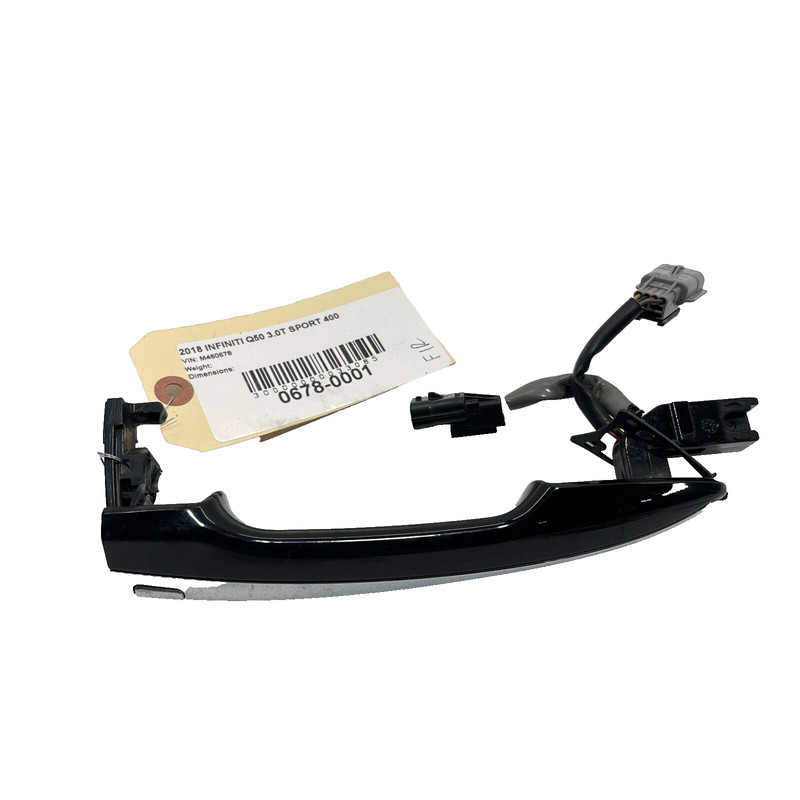 !DAMAGE! 2014-20 INFINITI Q50 FRONT PASSENGER SIDE EXTERIOR DOOR HANDLE KH3 OEM
