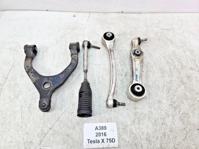 ✅ 16-20 OEM Tesla Model X Front Left Driver Side Control Arm Tie Rod SET