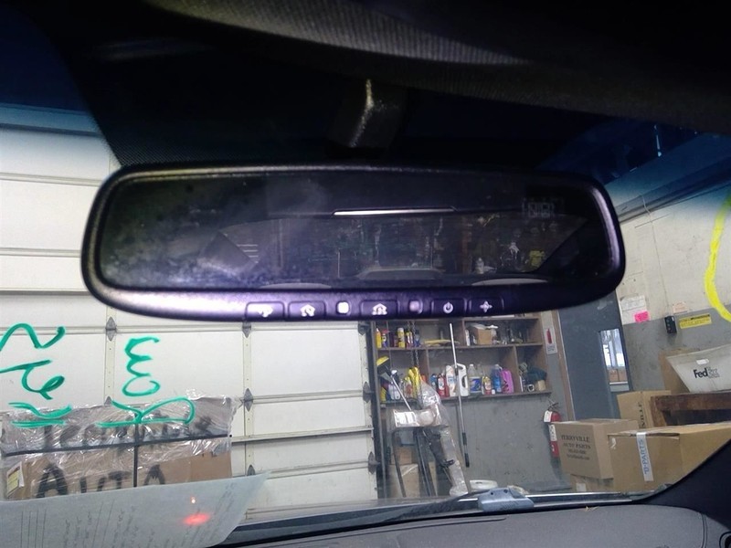 Rear View Mirror Garage Door Opener With Compass Fits 14-19 CADENZA 1747898