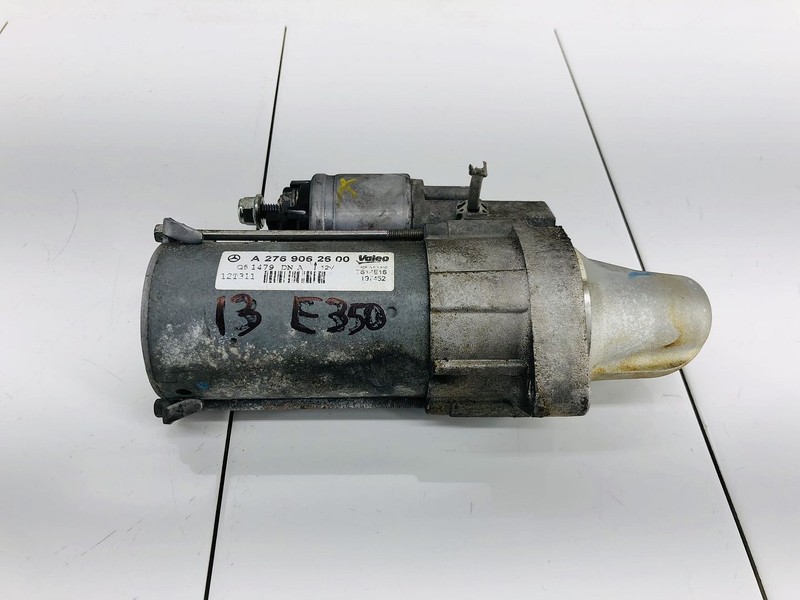12-14 MERCEDES BENZ E350 3.5L V6 GAS ENGINE STARTER MOTOR VALEO 12V OEM