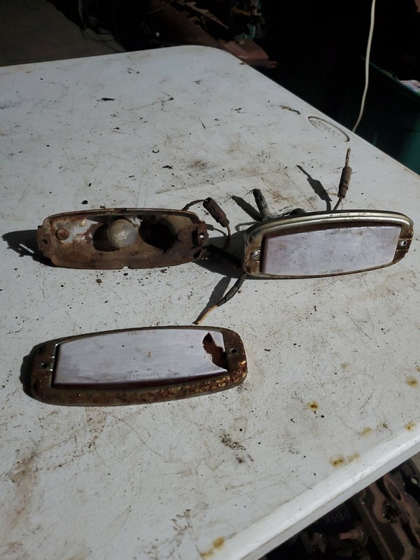 1947 1948 CHEVY FLEETMASTER REAR TAIL LIGHTS 2 door