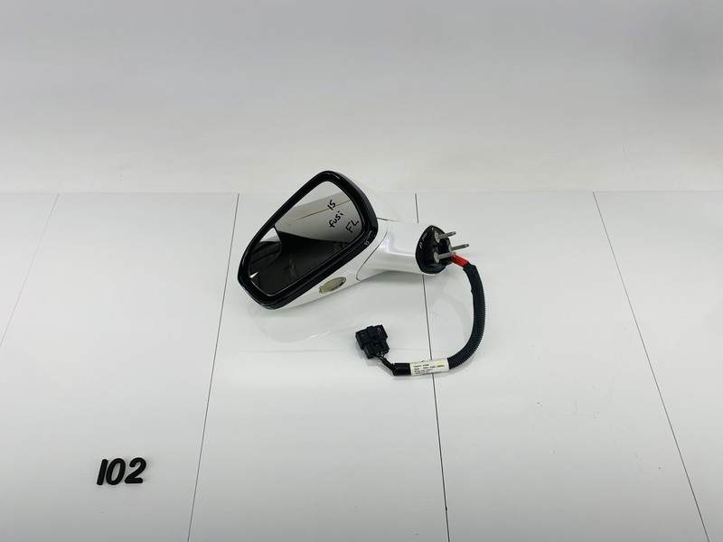13-17 FORD FUSION FRONT LEFT DRIVER SIDE EXTERIOR REAR VIEW MIRROR WHITE OEM
