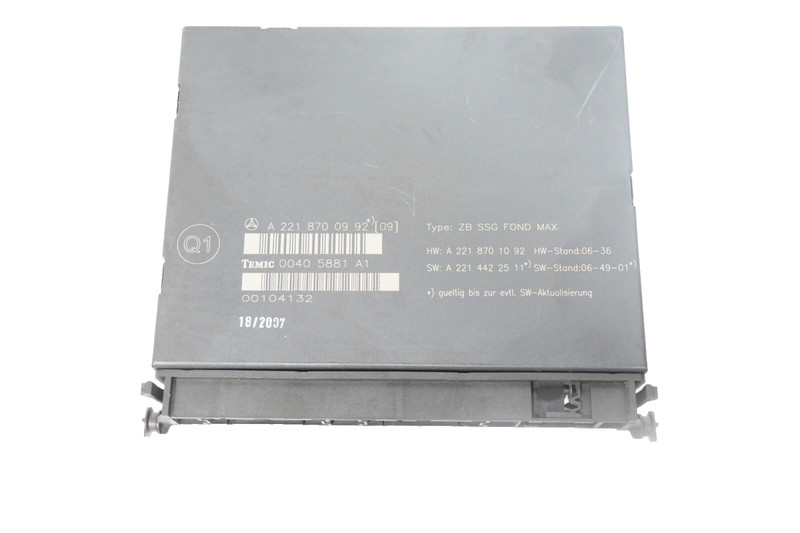 07 08 09 MERCEDES-BENZ S550 W221 REAR SEAT CONTROL MODULE 2218700992 OEM