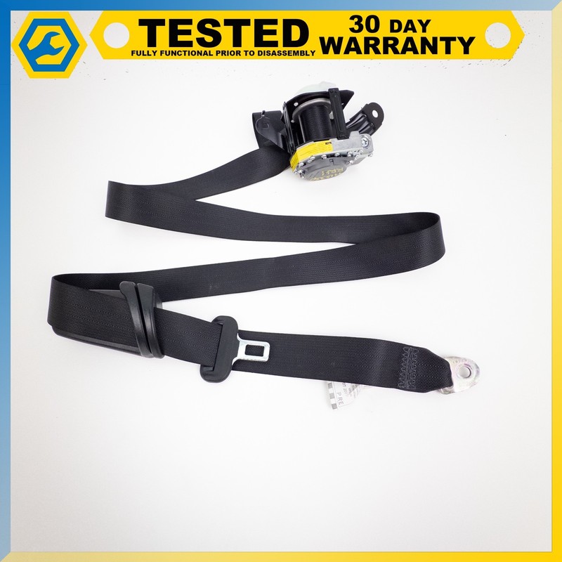 10-12 LEXUS IS350 IS250 REAR RIGHT PASSENGER SIDE SEAT BELT Black OEM