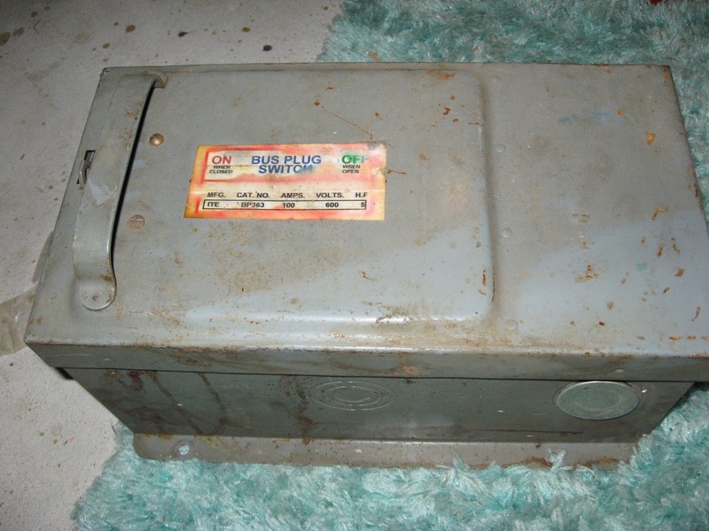 Bus Plug Switch ITE BP363 100A 600V *FREE SHIPPING*