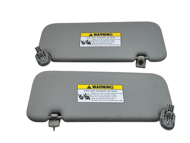 2023-2024 Hyundai Elantra Left And Right Sun Visor Pair Set Of 2 Gray