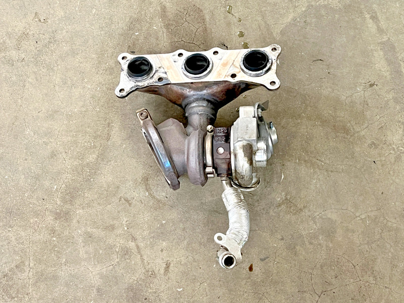 ⭐2007-2013 BMW 335XI 335I E90 E92 REAR TURBOCHARGER W/EXHAUST MANIFOLD LOT2541