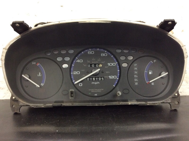 96-00 Civic DX AT Instrument Cluster Speedo Tacho Meter Gauges 16k Used OEM