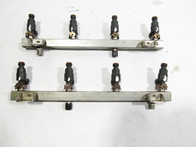02-06 Maserati Coupe GT 2004 4.2L Engine Injection Fuel Rail W/ Injectors Set ;