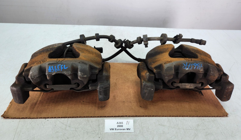 ✅ 1997-2001 OEM Volkswagen Eurovan MV Front Left Right Brake Caliper SET