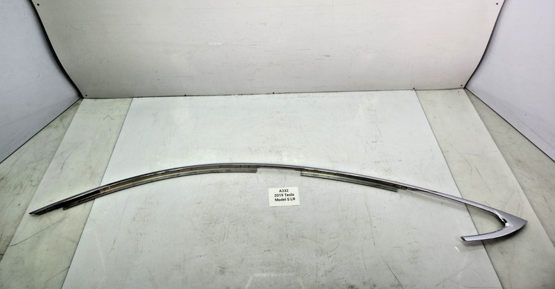 ✅ 2012-2020 OEM Tesla Model S Left Driver Side Upper Roof Bright Trim Molding *