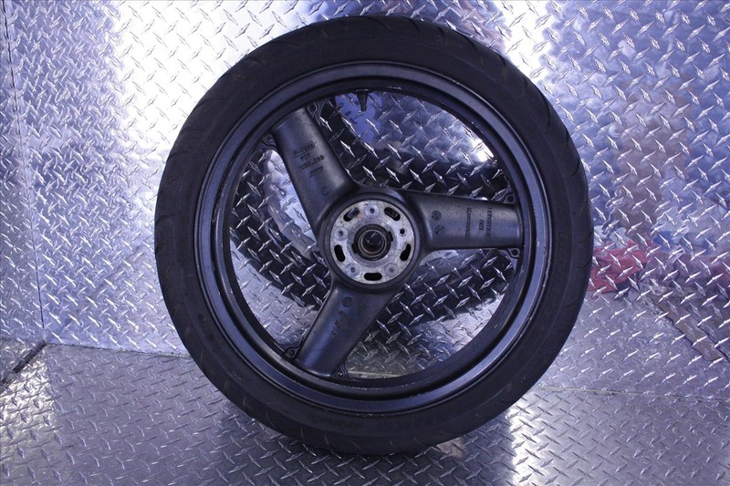 1995 KAWASAKI ZX 750 FRONT WHEEL RIM TIRE SET ZX750 95