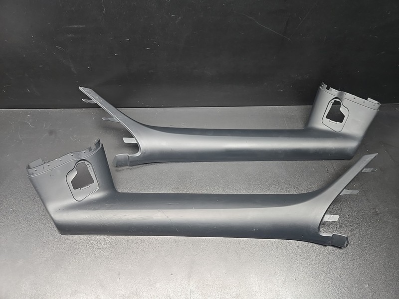 09-16 BMW E89 Z4 SET OF 2 FRONT LEFT/RIGHT A PILLAR TRIM COVER PANEL BLACK OEM