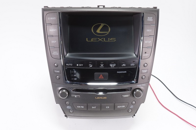 LEXUS IS250 Navigation Radio AM-FM CD Tuner Head Unit OEM 2010 - 2012