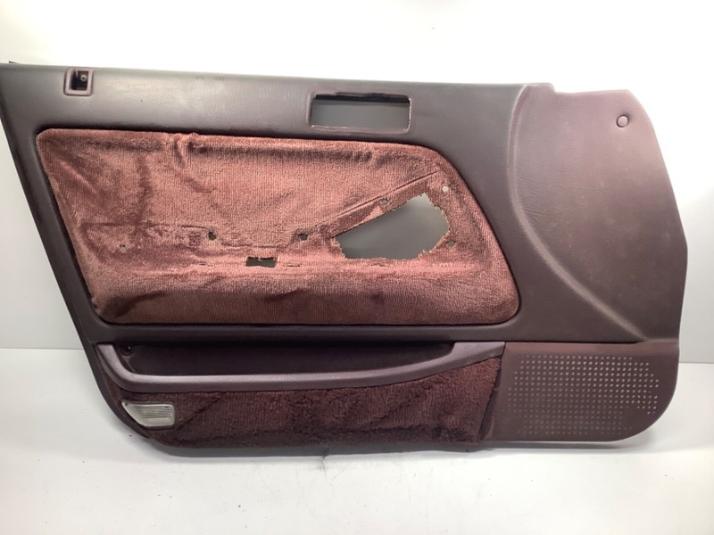 90-93 Accord 4DR Sedan Left Front Liner Door Panel Lining Burgundy Used OEM