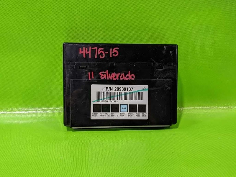 07-11 SILVERADO BCM BODY CONTROL MODULE OEM 4475-15